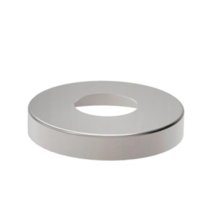 Recouvrement platine ronde ∅103 Inox  pour tube 42.4mm