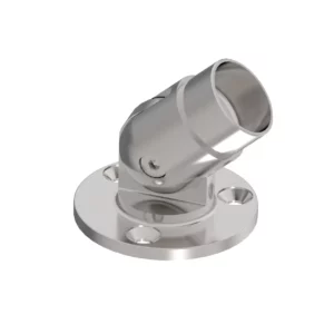 Fixation murale orientable pour tube ∅42.4mm ou mc bois ∅42mm inox