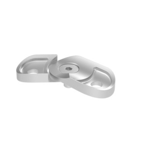 Plateau angle réglable pour main courante inox 304