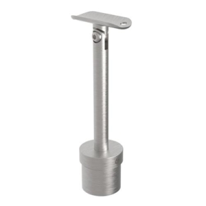 Support main courante pour ∅42.4mm plateau réglable en hauteur (jusqu&rsquo;à 150mm)et à la pente inox 304