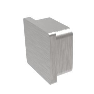 Embout plat pour tube 40*40 inox