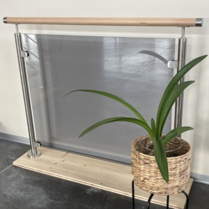 Garde-corps inox et verre à partir de 320€ TTC/ML